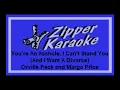Orville Peck & Margo Price - You're An Asshole, I Can't Stand You (And I Want A Divorce) (Karaoke)