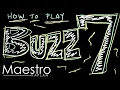 How to play BUZZ SEVEN to practice your numbers