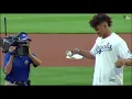 Patrick Mahomes first pitch vs Tom Brady first pitch