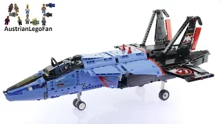 Lego Technic 42066 Air Race Jet - Lego Speed Build Review