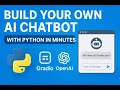 Build Your Own AI Chatbot with Python in Minutes Gradio OpenAI For Beginners