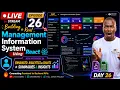 DAY 26 LIVE Building a Real Management Information System React PHP Full Stack - LEARNING REACT