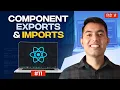 React Import and Export Explained React Tutorial in Hindi 2024
