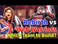 Rebirth and Web Warriors Which Bio Team to Build Review MARVEL Strike Force - Free to Play
