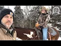 HISEA Boot Review Ranch Chores in a Winter Storm