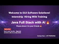 Join Now Upgrade Your Skills with AI Technology Internship Chennai Software Solutions