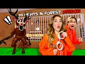 WE ESCAPED 99 NIGHTS IN THE FOREST PRISON RUN IN ROBLOX (OBBY)