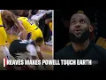 Austin Reaves makes Norman Powell TOUCH EARTH and LeBron loved it NBA on ESPN