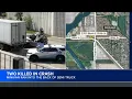 Officials ID 1 of 2 people killed in crash involving semi on Far South Side