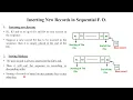 DSA 1 45 Part 1 Sequential File Organization with Examples Types Operations