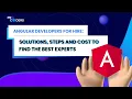 Angular Developers for Hire Solutions Steps and Cost