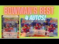 2021 Bowman s Best Hobby Box 4 Autos Per Box Awesome Product
