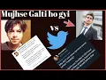 Dhruv Rathee deleted his tweet after Anshul Saxena s Reply Anshul saxena VS Dhruv Rathee