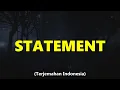 NEFFEX - Statement (Lyrics) | Lirik Terjemahan Indonesia