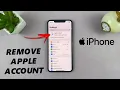 How To Remove Apple ID Account From iPhone