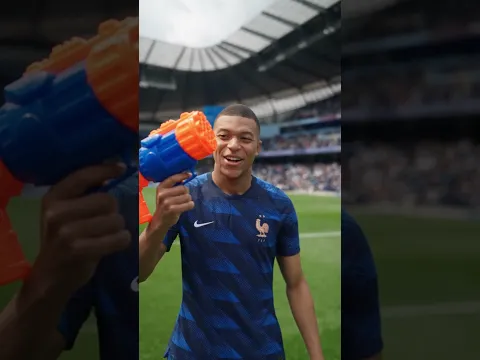 Haaland’s gun😳 #funny #soccer#haaland #mbappe