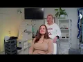 ASMR The gentle hands of the master gave this girl amazing care and a magnificent haircut