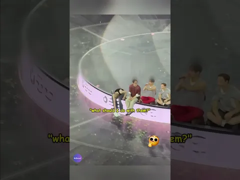 Jin didn't expect this to happen to his shoes