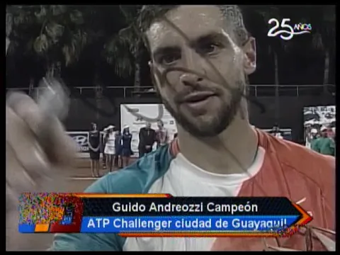 Guido Andreozzi campeón ATP Challenger ciudad de Guayaquil