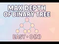 LeetCode 104 Maximum Depth of Binary Tree Easy Explanation
