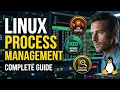 Linux Process Management Tutorial Monitor CPU Memory Processes Complete Guide