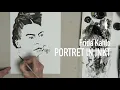Download Lagu Portret FRIDA KAHLO AT HOME in OOST-INDISCHE INKT| Instructie en  time-lapse video |Beika ART