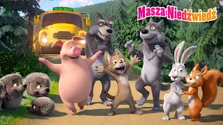 Koła w autobusie 🚌💨 Masza i Niedźwiedź ✨ Kolekcja kreskówek 👱‍♀️🐻 Masha and the Bear