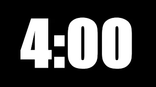 4 MINUTE TIMER LOUD ALARM