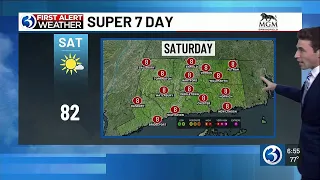 First Alert Weather Extra Muggier Sunday showers Monday
