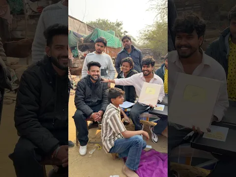 ये Gold Play Button आप सभी का है ❤️🏆 | Sanatani Akash Baghel Team | Sameer Jangid #shorts #viral
