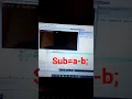 Subtraction program in C language