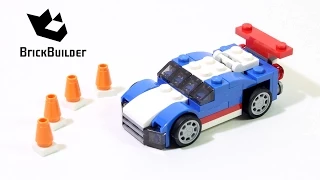 Lego Creator 31027 Blue Racer - Lego Speed Build