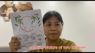Instructions for coloring beautiful pictures with Hani Comment Reading part 213