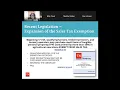 Monthly Tax Webinar Agricultural Exemptions