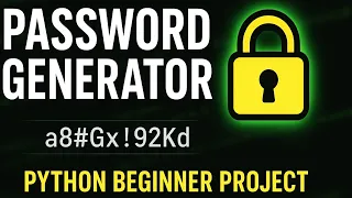Build a Password Generator in Python Beginner Project