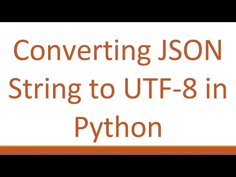 Download MP3 Converting JSON String to UTF-8 in Python