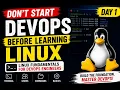 Linux for DevOps Engineers Everything Starts Here Day 1