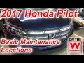 2017 Honda Pilot Basic Maintenance Quick Reference