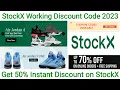 Stockx Discount Code 2023 Get 50 Discount Code for StockX Verified Stockx Codes