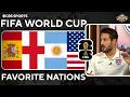 Who is the FAVORITE to win 2026 FIFA World Cup Pre World Cup Draw Betting Odds Morning Footy
