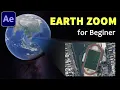 After Effects for Beginners Easy Earth Zoom Tutorial Google Earth - 357