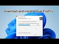 How to install Visual FoxPro 2 1 36 on Windows