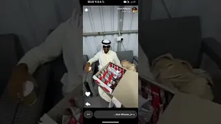 هاني الهزاع يوزع عيديات بر د حق كاست المدينة الترفيهيه سنابات هاني الهزاع 