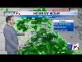 WPRI 12 Weather Forecast 26 Rainy and Cool Today Showers T Storm Linger Monday