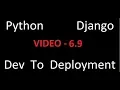 Python Django Dev To Deployment Project Based Course - Modules