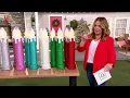 Mr Christmas Set of 2 24 Blow Mold Candles on QVC