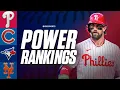 Latest MLB Power Rankings Phillies jump into Top 5 Cubs biggest risers Mets find new low