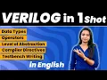 Verilog in One Shot Verilog for beginners in English
