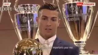 cristiano ronaldo wins ballon dor 2016 2017 hd 720p
