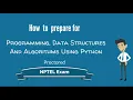 How to Prepare for Programming Data Structures And Algorithms Using Python NPTEL Exam Proctored